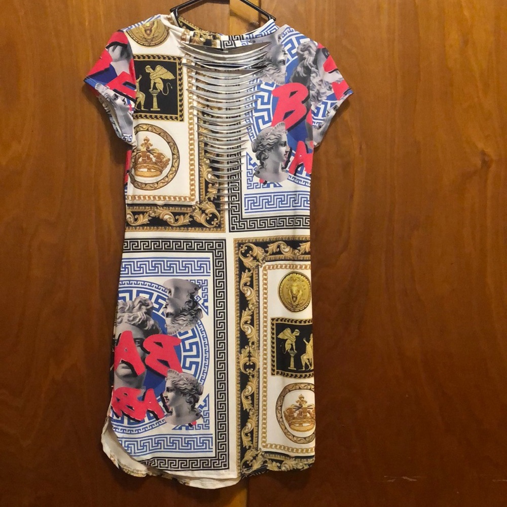 Caesar’s palace style mini dress